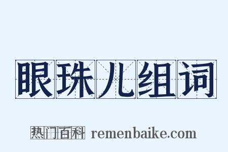 眼珠儿组词是什么意思的图片
